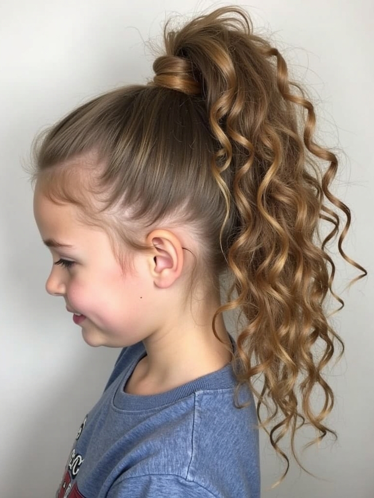 Hairstyles For School: Twisted Low Ponytail